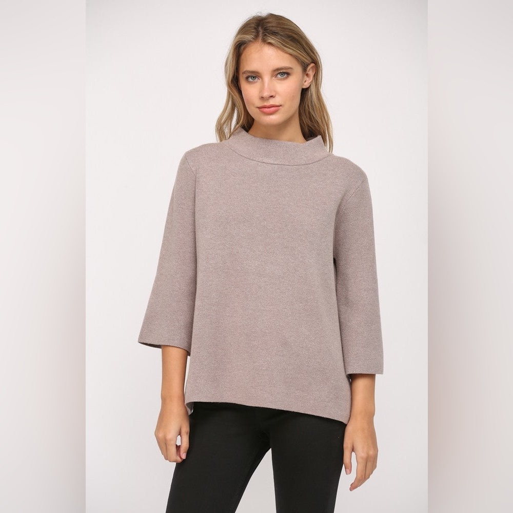 FATE Turtleneck Sweater Buttery Soft Knit With Bell Sleeves Size Small